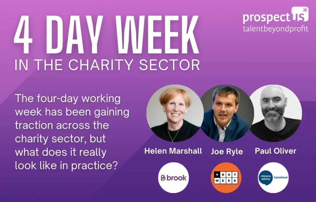 Real Experiences and Insights of the Four-Day Week in the Charity Sector Four Day Week blog image (1)